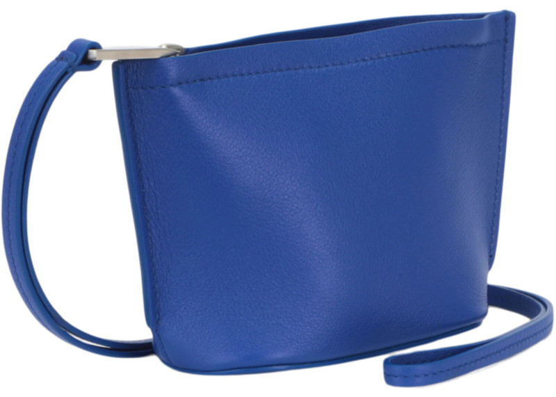 FERRAGAMO Ferragamo Micro Logo Pouch Blue outlook