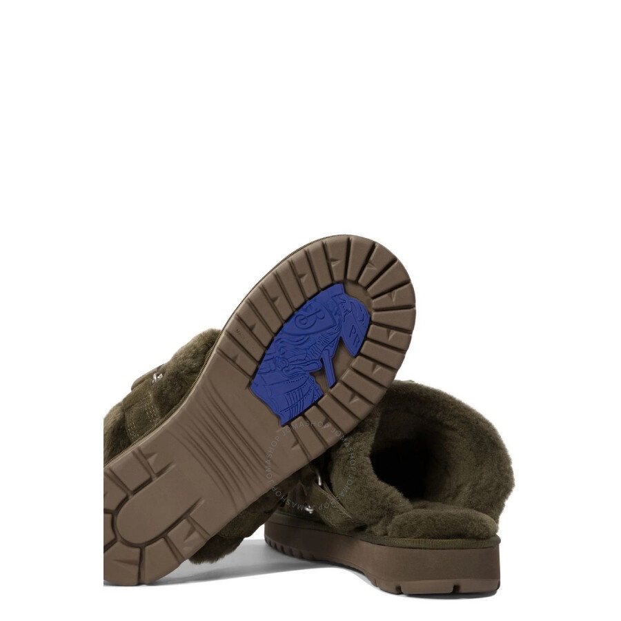 Burberry Slip-On Mules Sandals - 5