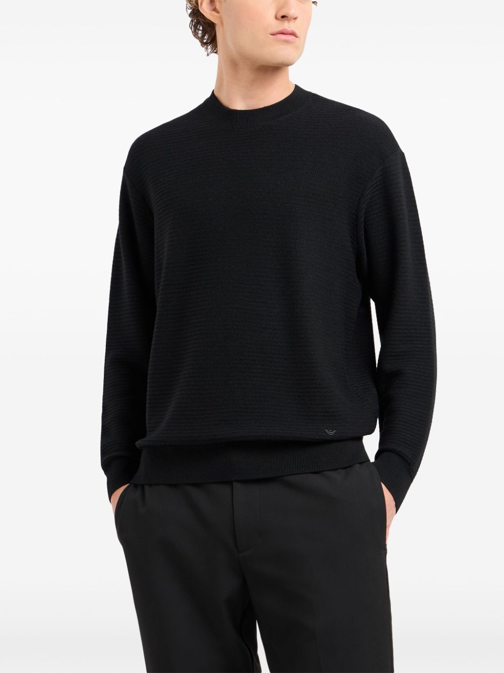 appliqué-logo jumper - 2