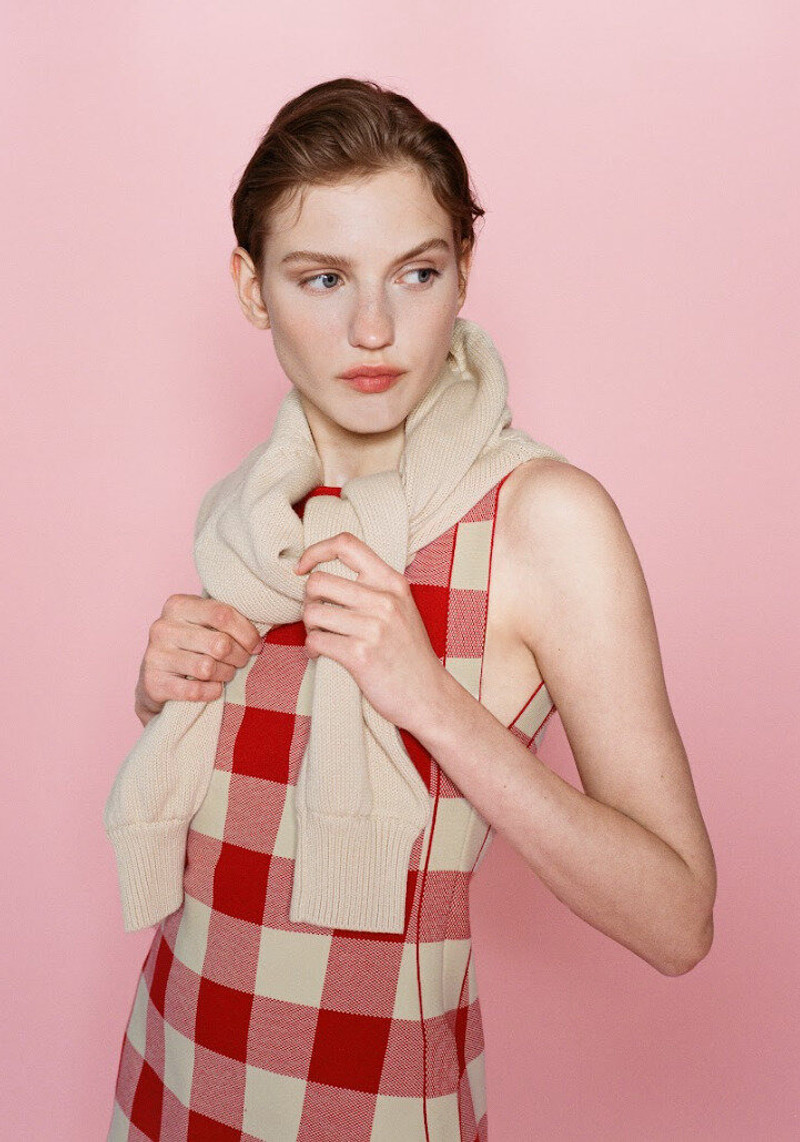 HIGH SPORT Park Hooded Knit Cotton Sweater neutral outlook