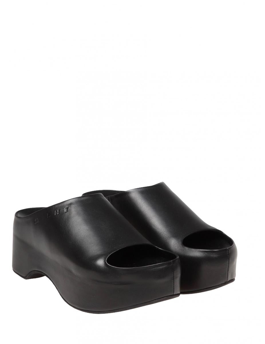 Marni Smooth Calfskin Slippers - 2