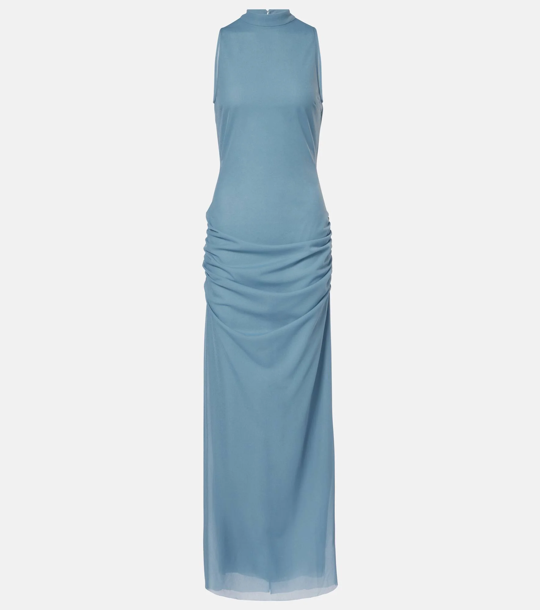 Ruby open-back semi-sheer cocktail dress - 1