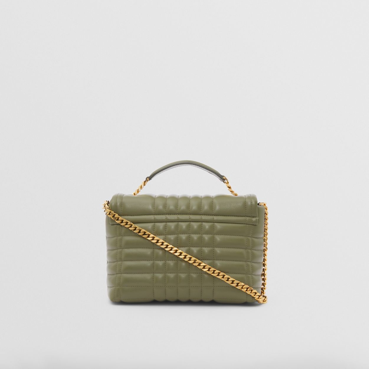 Small Quilted Lambskin Lola Satchel - 8