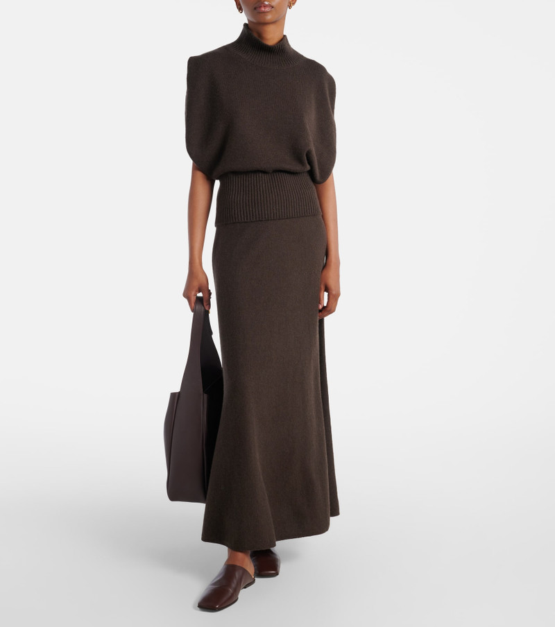 LISA YANG Zaya knitted cashmere top outlook