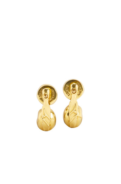 Loewe Double Tree earrings in metal and resin outlook