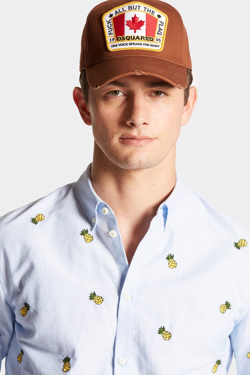 EMBROIDERED FRUITS SHIRT - 5