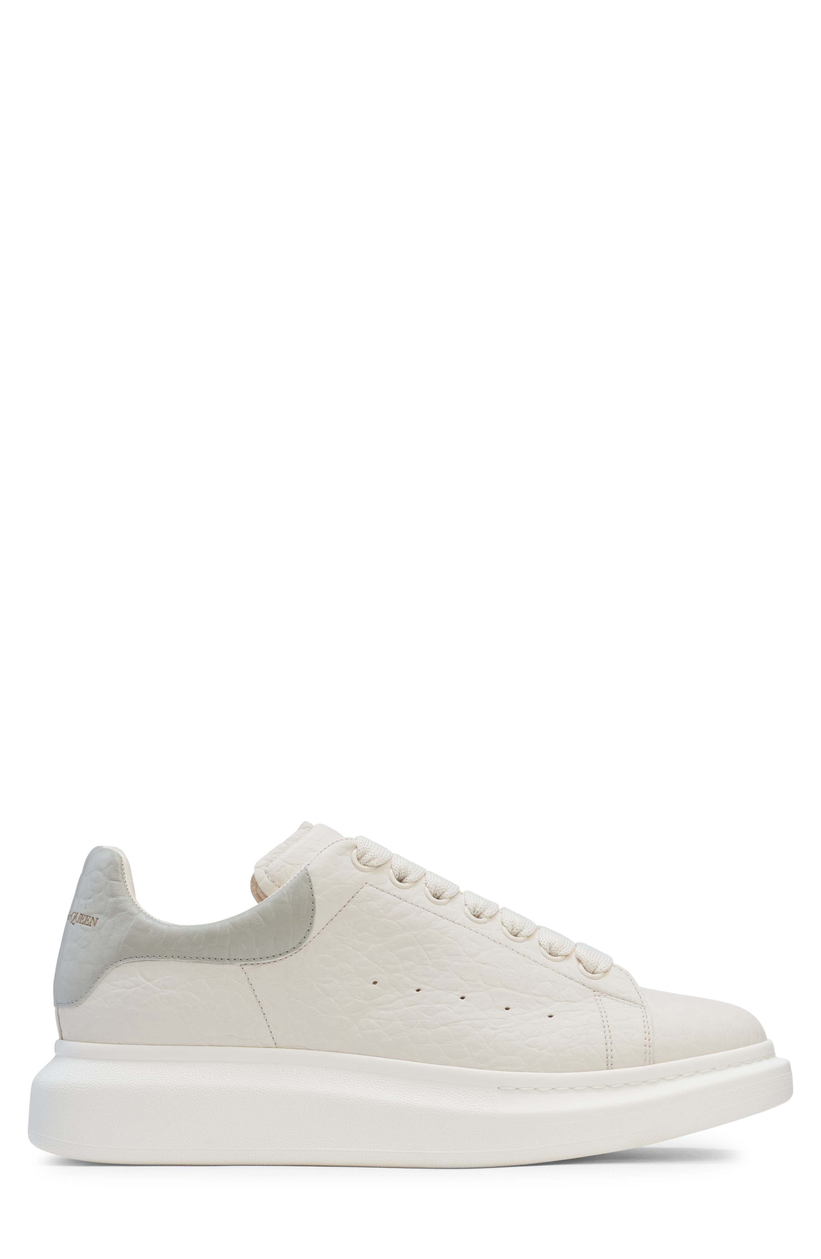 McQueen Oversized Sneaker in Off White/Si Gr/Of W at Nordstrom - 3