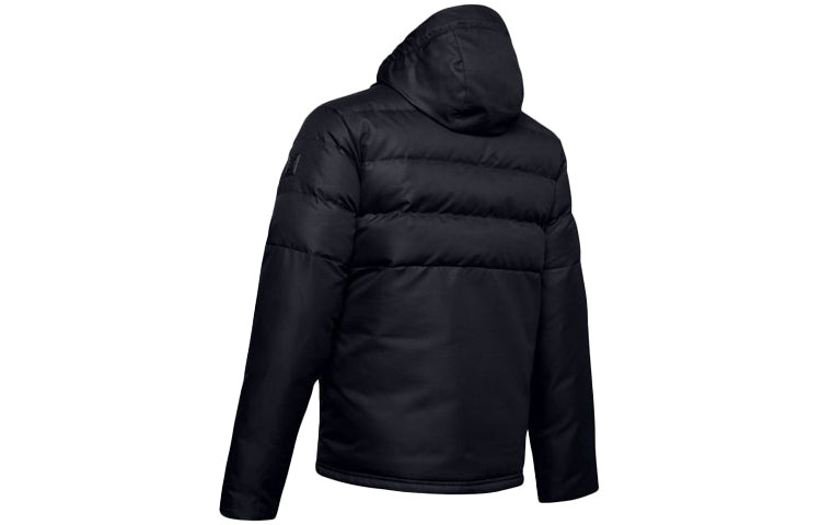 Under Armour Sportstyle Down Hooded Jacket 'Black' 1342693-001 - 2