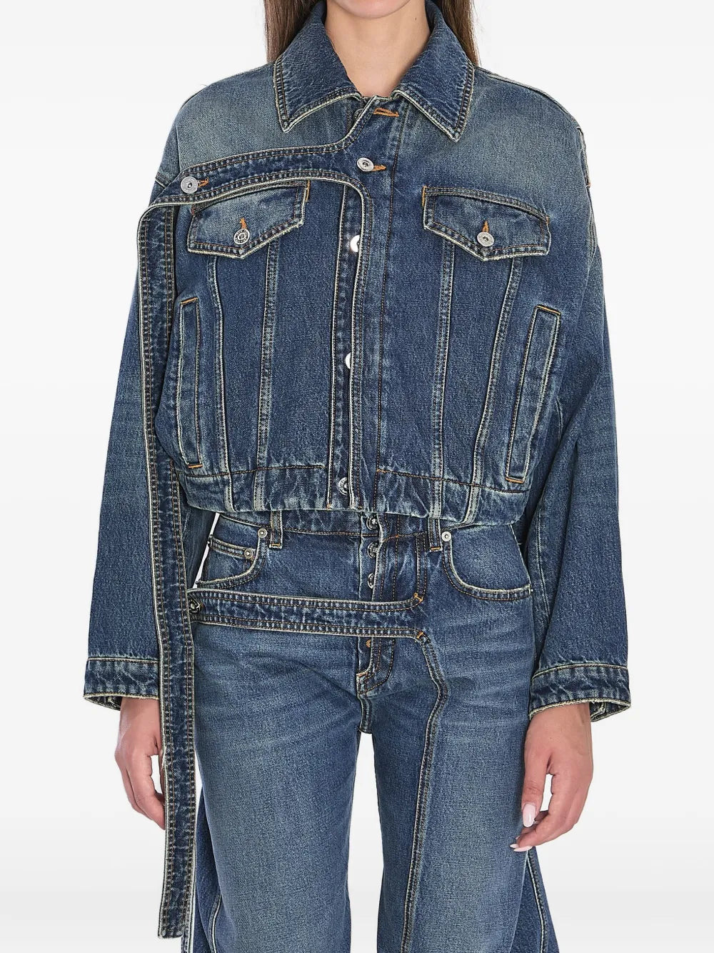 Jean Paul Gaultier Women Oversized Denim Jacket - 2