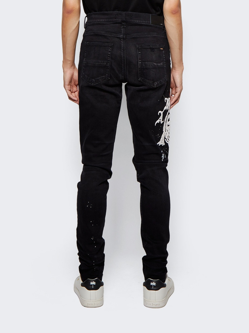 Wes Lang Reaper Logo Jean Aged Black 5