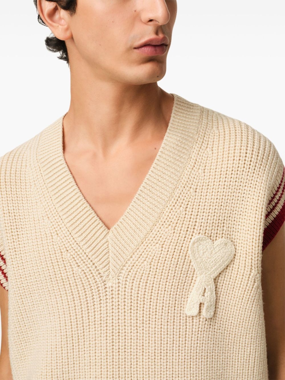 Ami de Coeur knitted vest - 6