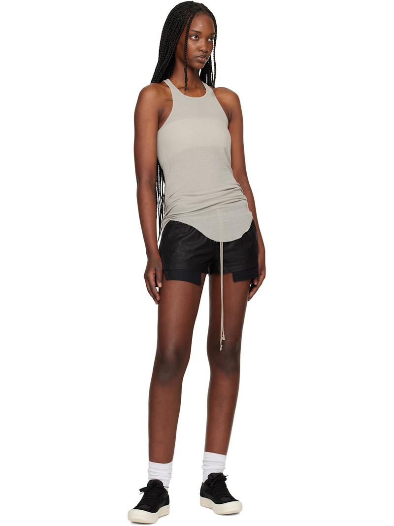 Rick Owens Black Temple Vintage Sneakers outlook