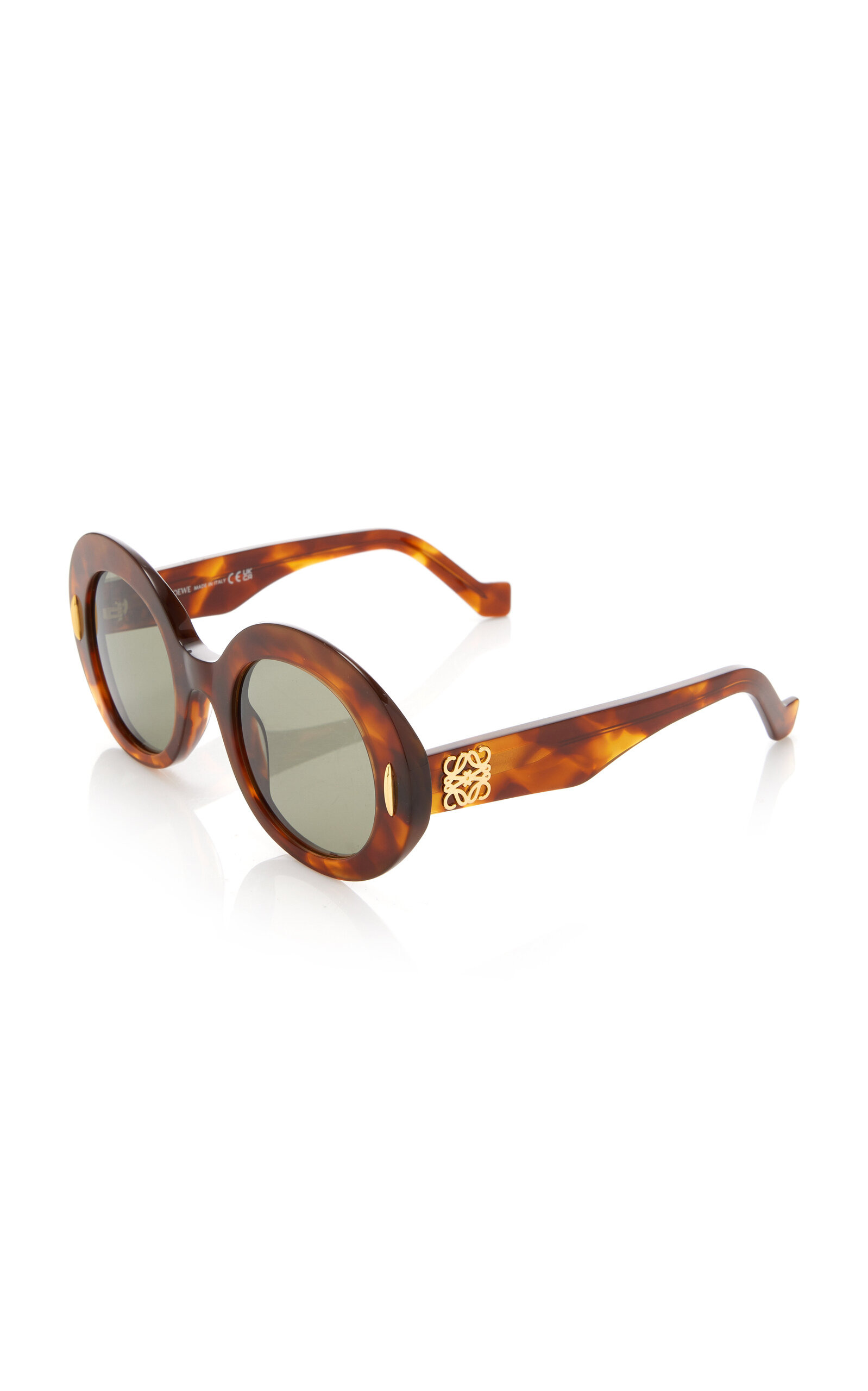 Anagram Oversized Round-Frame Acetate Sunglasses neutral - 3