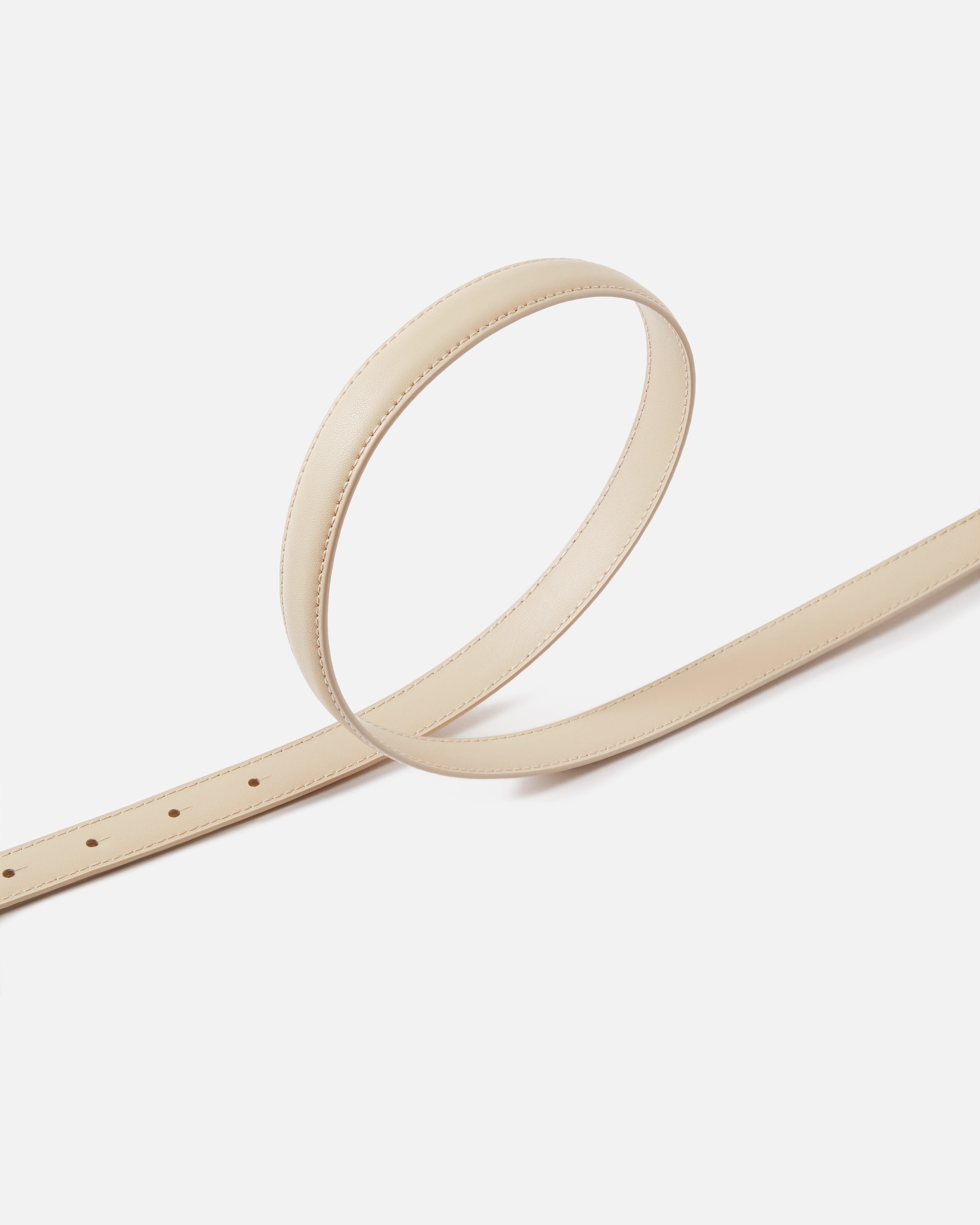LOVE BIRDS THIN LEATHER BELT 2CM - 4