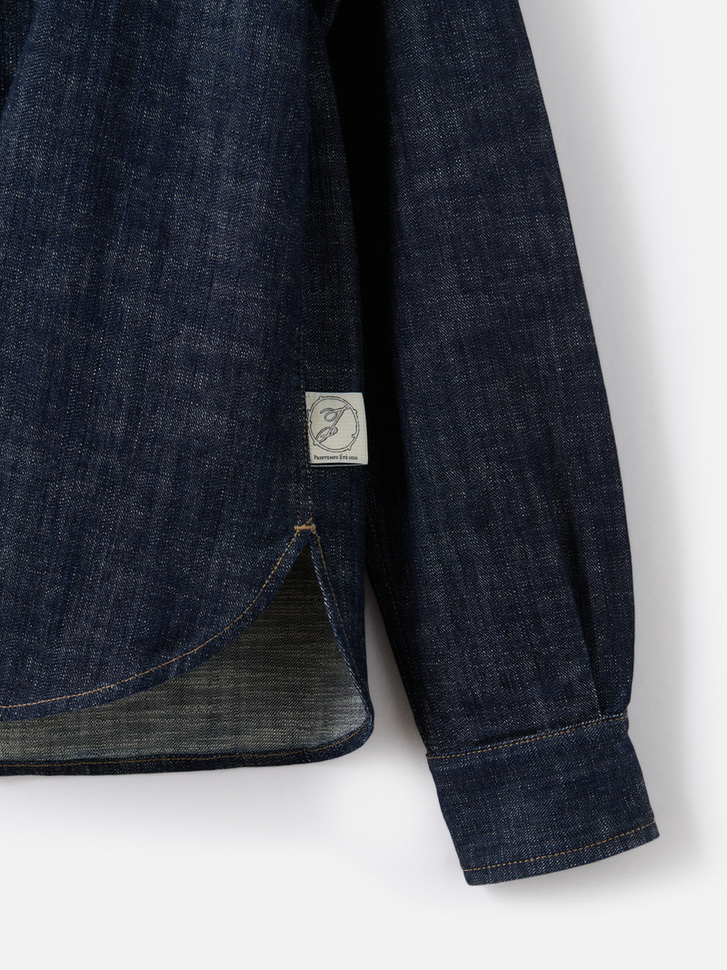 JACQUEMUS The Simon de-Nîmes denim shirt outlook