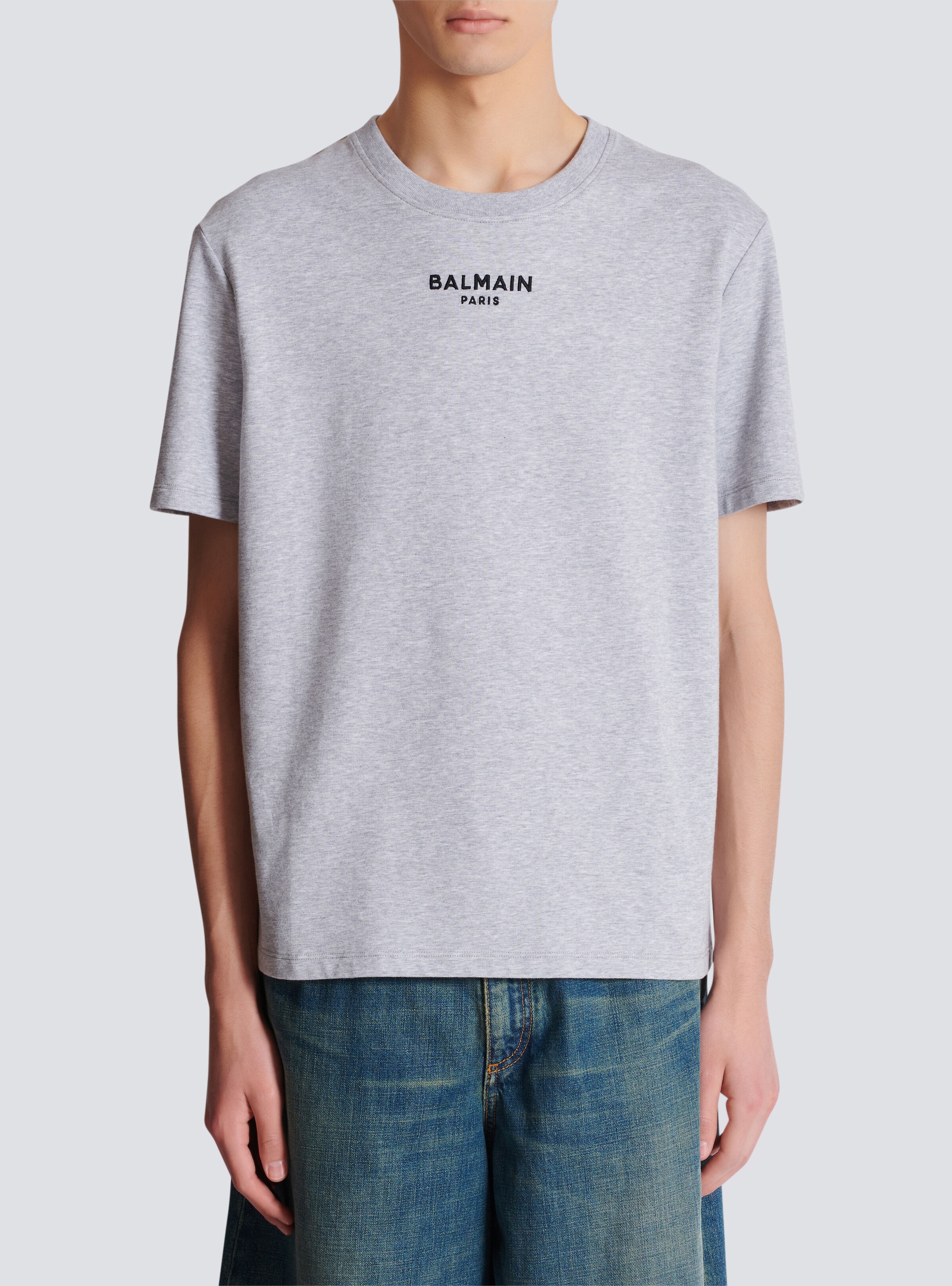 Embroidered Balmain Paris T-shirt - 5