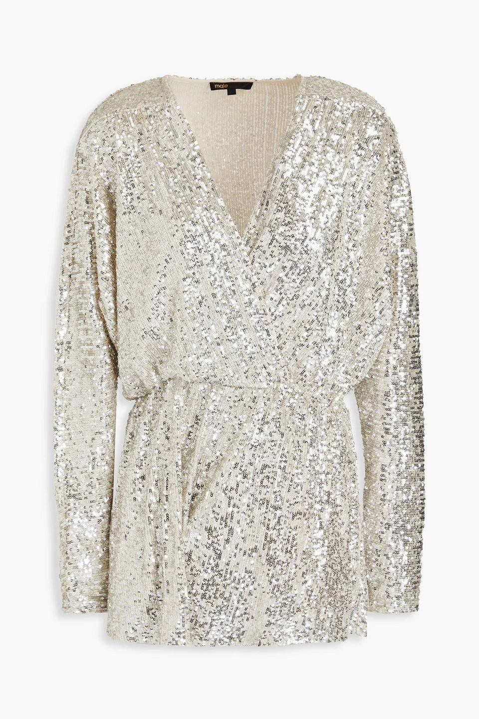 Sequined tulle playsuit - 1