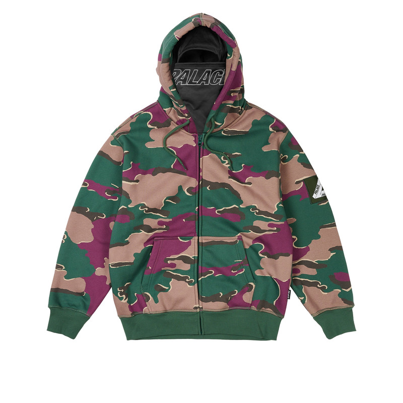 FACEMASK THERMAL HOOD CAMO - 1