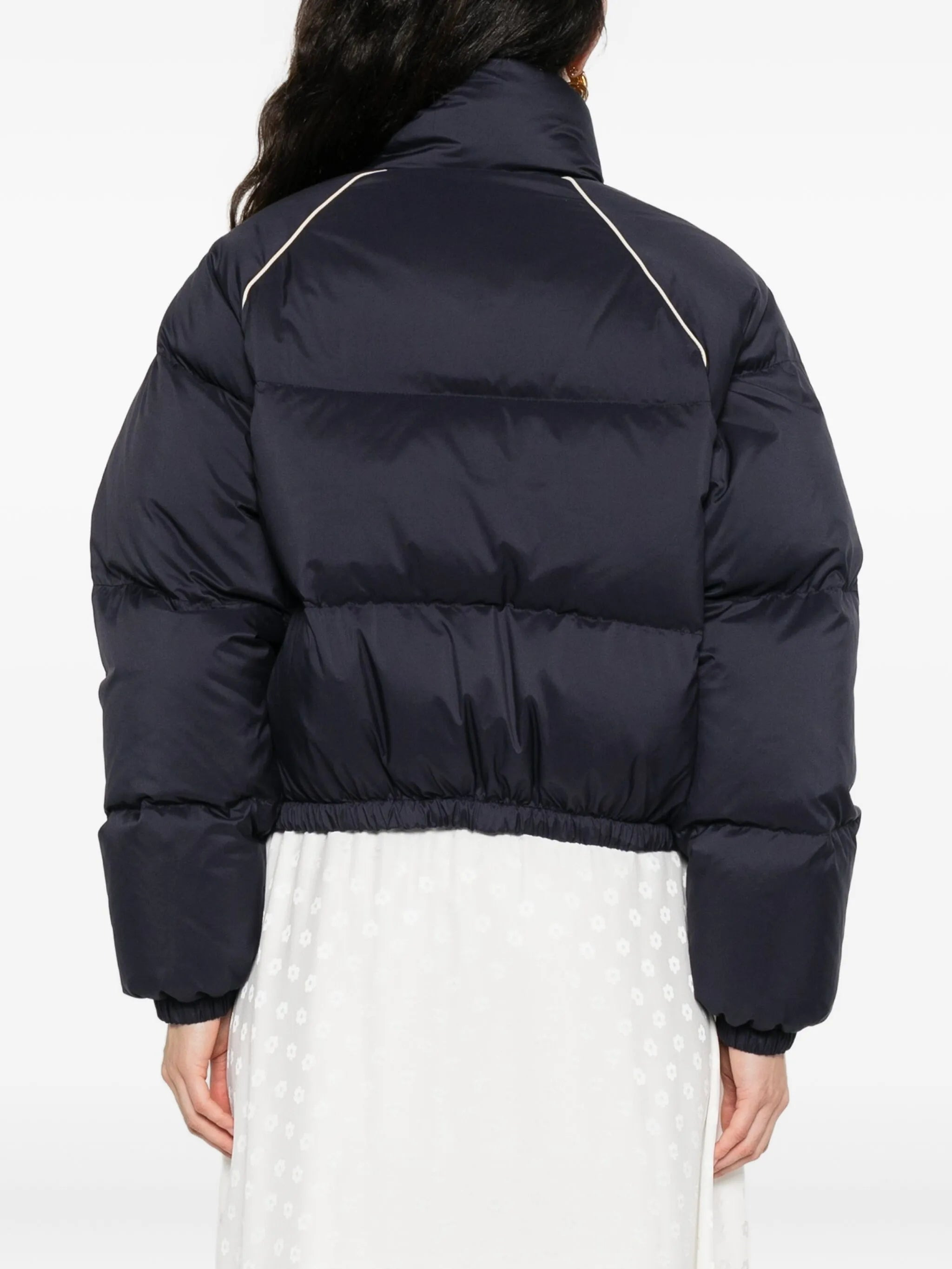 Miu Miu Panelled Cropped Puffer Jacket - 4