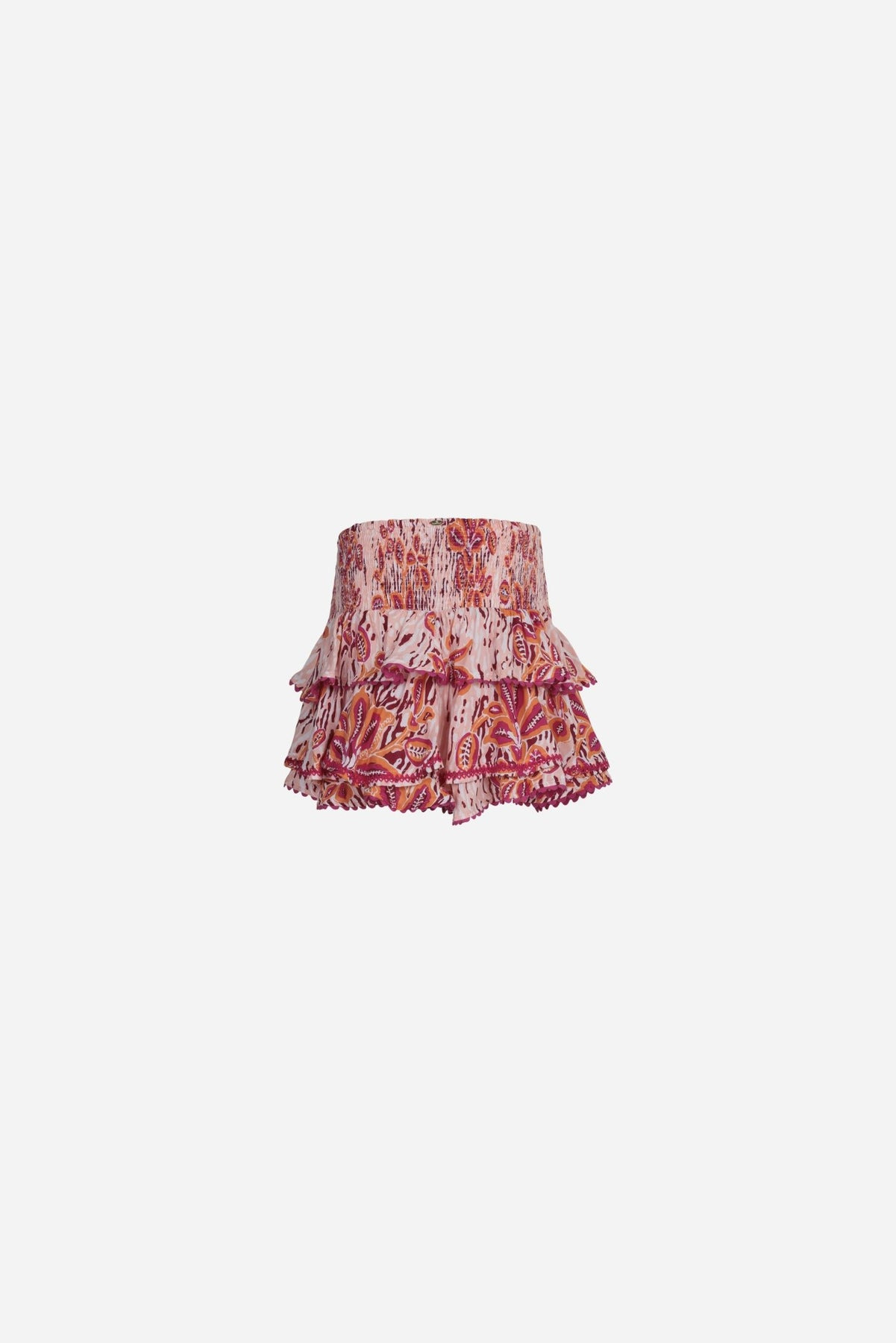 Mini Skirt Alizee for girls - Pink Exotic Forest - 2