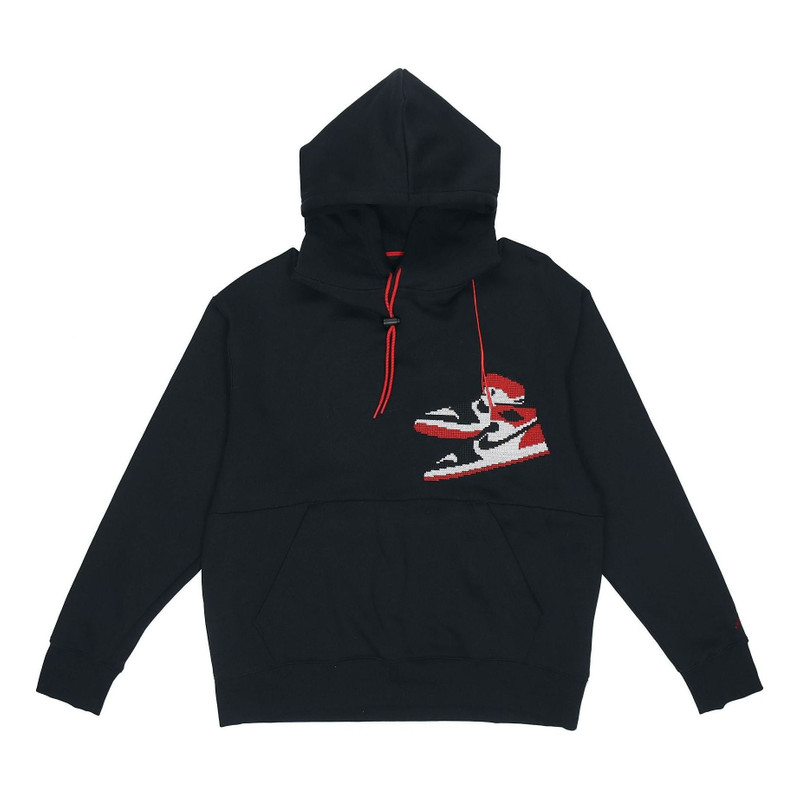Air Jordan Jumpman Holiday Casual Sports Fleece Lined Black CT3458-010 - 1