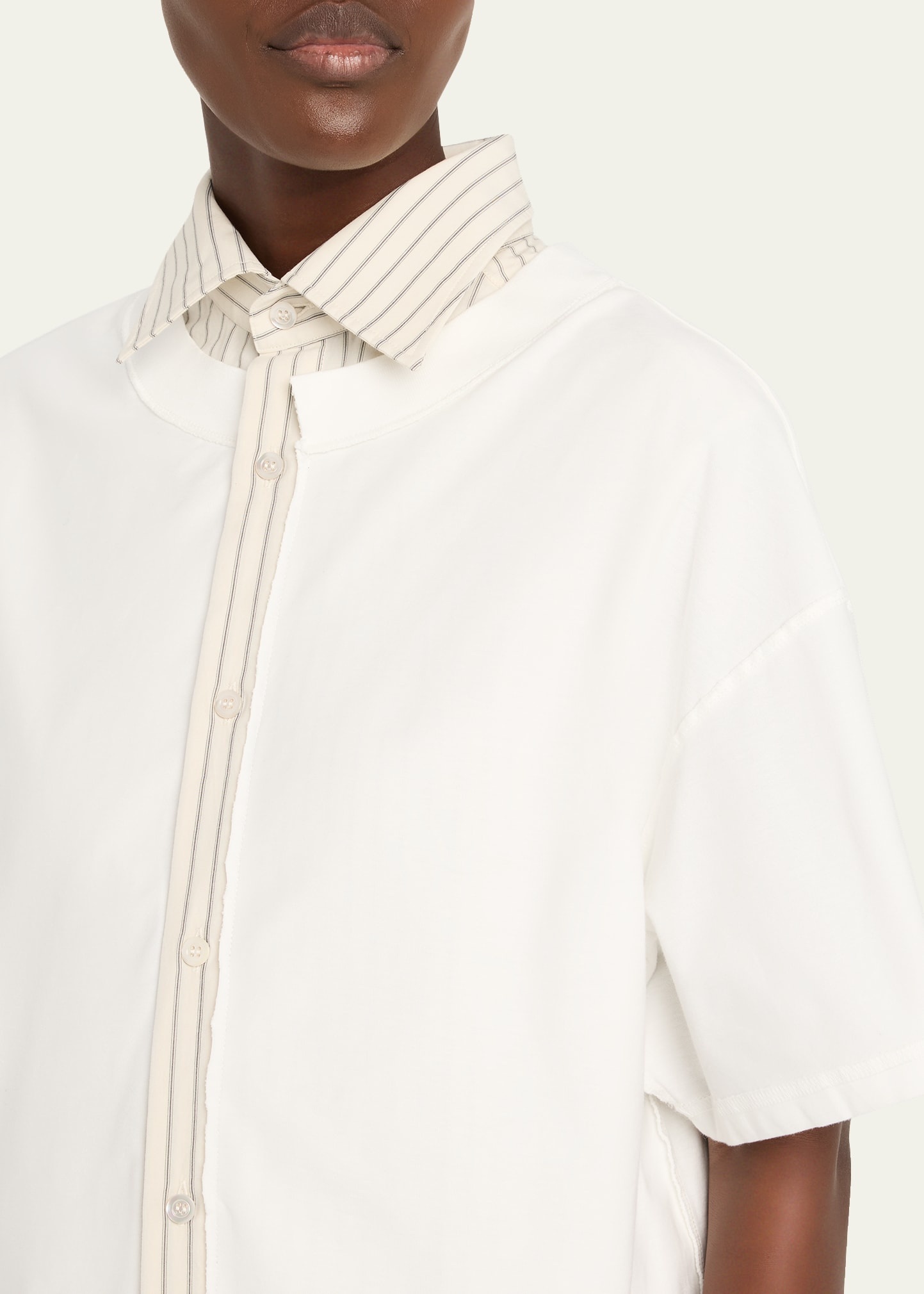Collared Short-Sleeve T-Shirt - 5