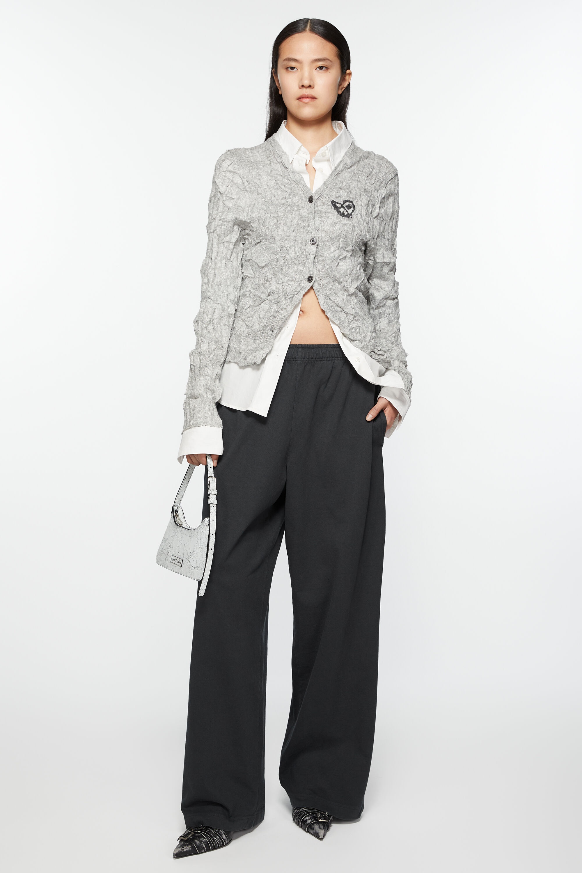 Acne Studios - Sweatpant logo stamp - Black