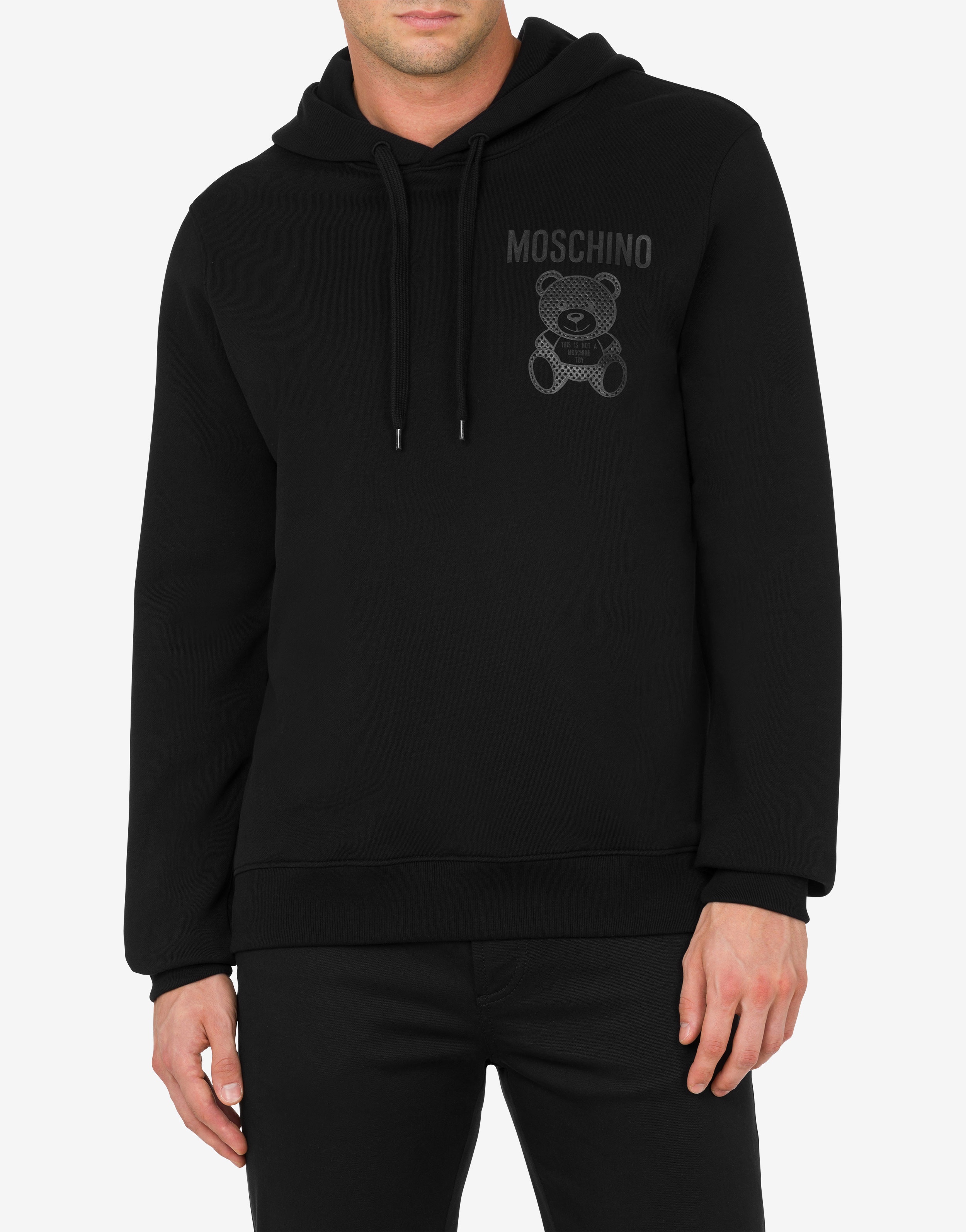 MESH TEDDY BEAR HOODIE - 2