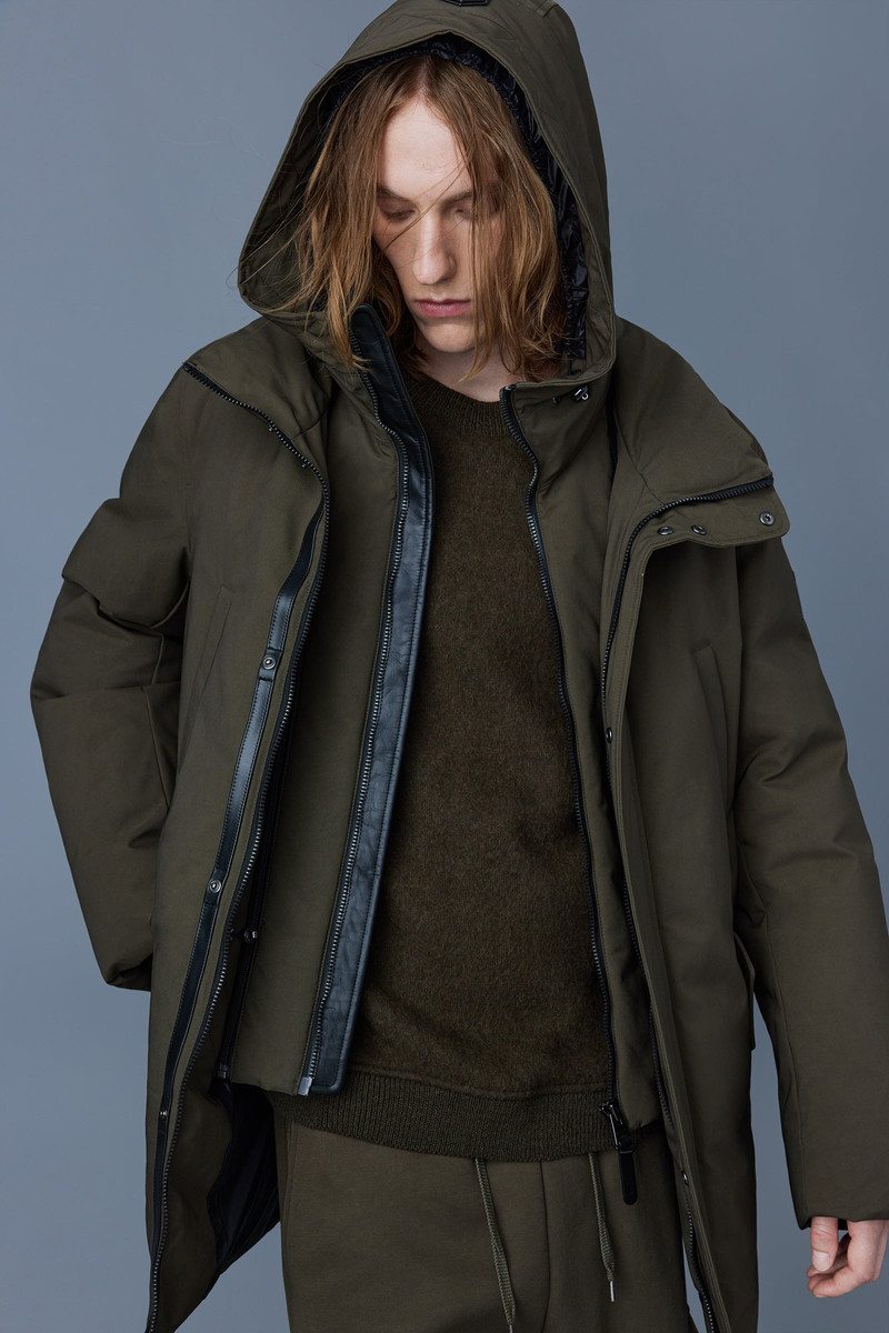 EDWARD 2-in-1 down coat with removable hooded bib for men 5