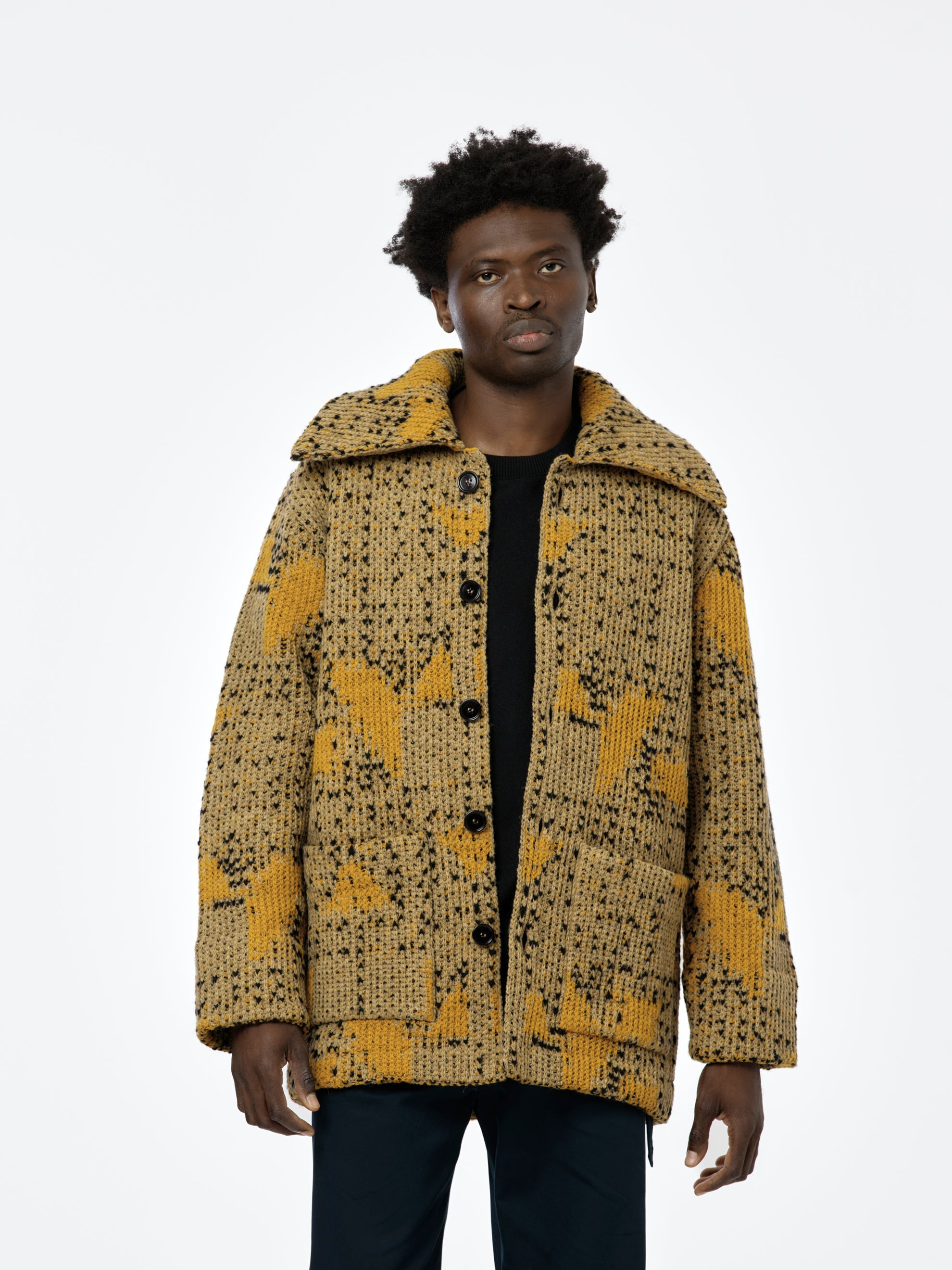 MONTAY CARDIGAN (DARK CAMEL) - 1