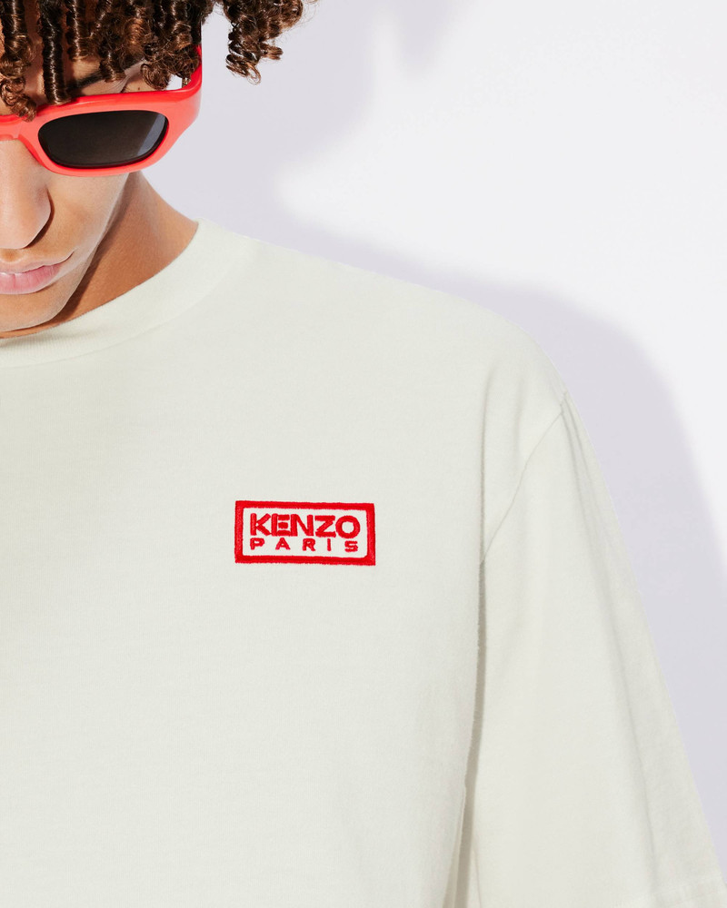 'Bicolor KENZO Paris' classic two-tone embroidered T-shirt 6