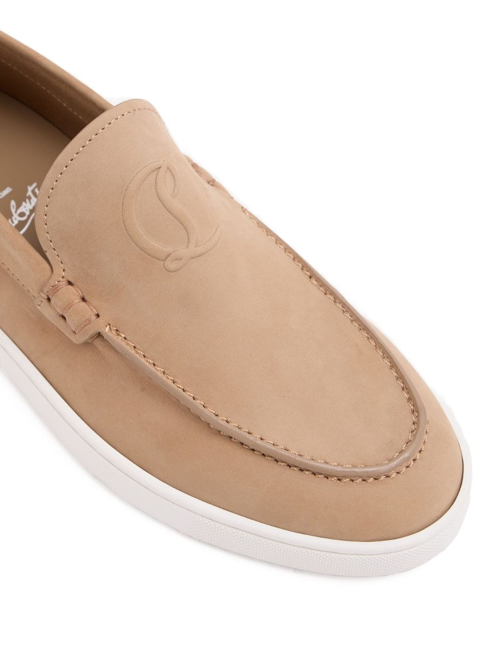 Moonboat embossed-logo loafers - 3