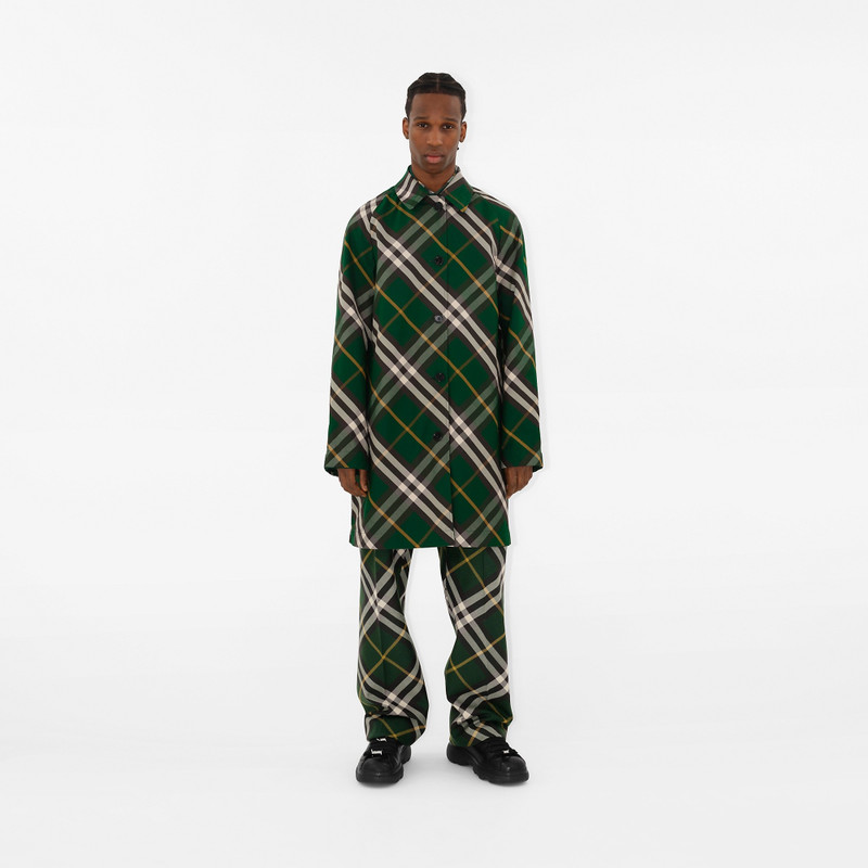 Burberry Mid-length Reversible Check Gabardine Car Coat outlook