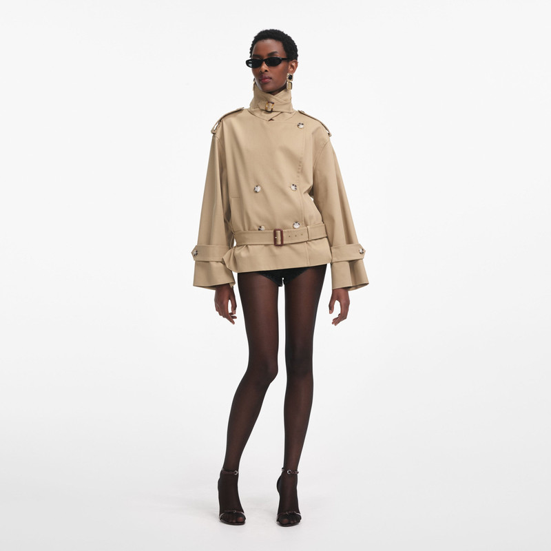 Beige Trench Jacket 5