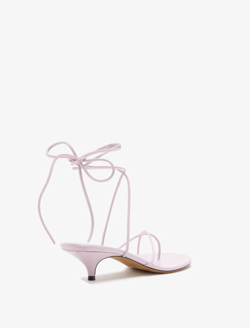 Proenza Schouler Slash Tie Sandals in Capretto Leather outlook