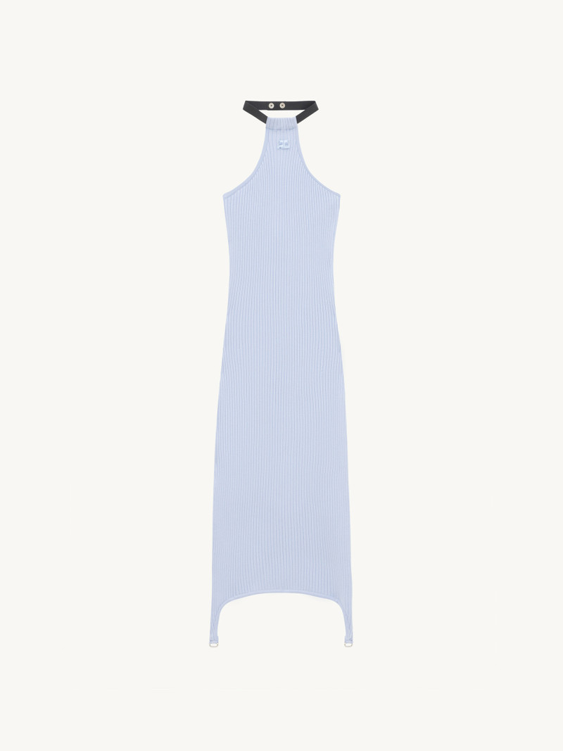 RIB KNIT SUSPENDERS DRESS 1
