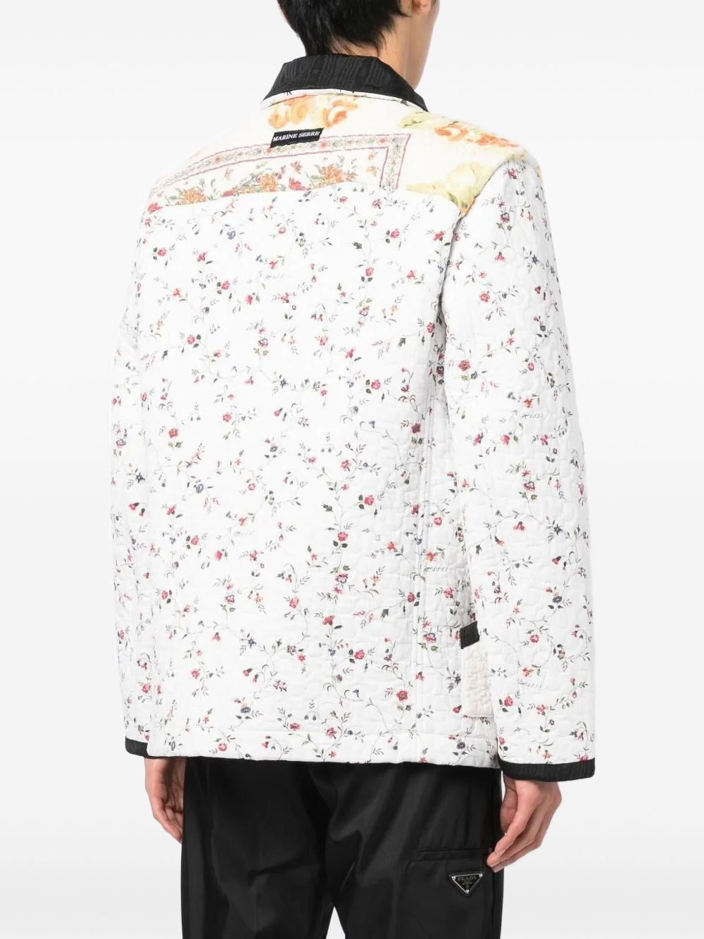 floral-patchwork quilted jacket - 4