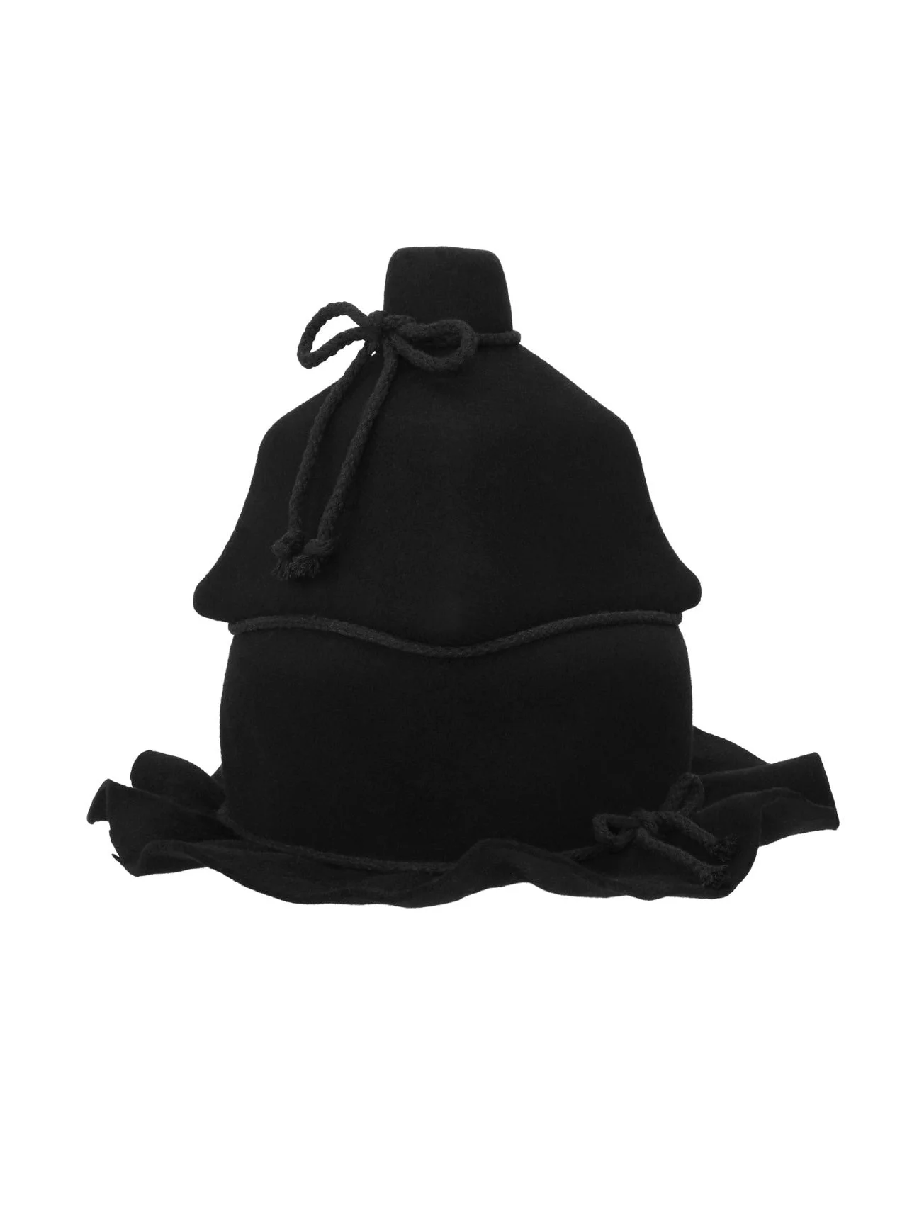 CHRISTO WRAP HAT - BLACK - 1