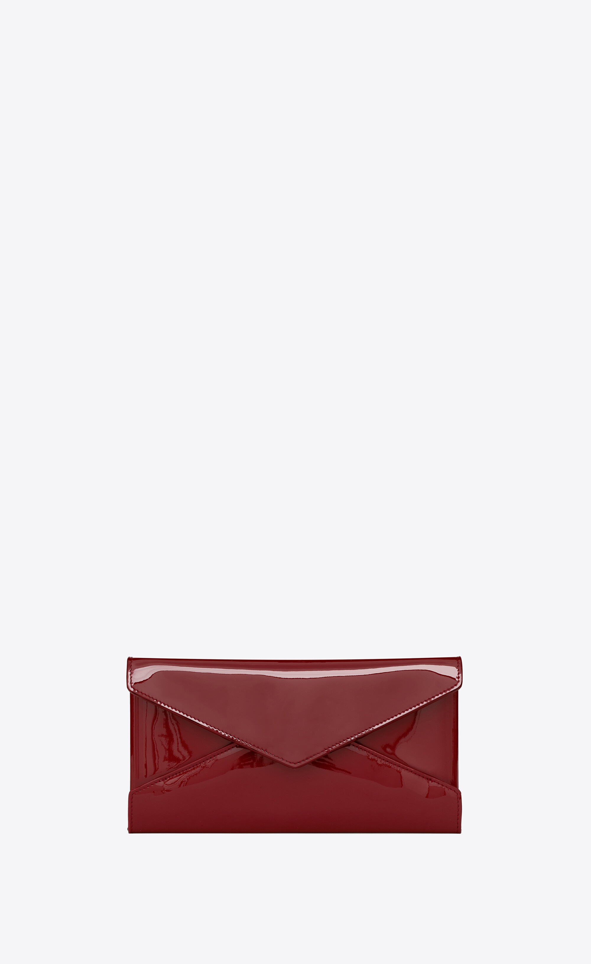 letter pouch in patent leather - 1