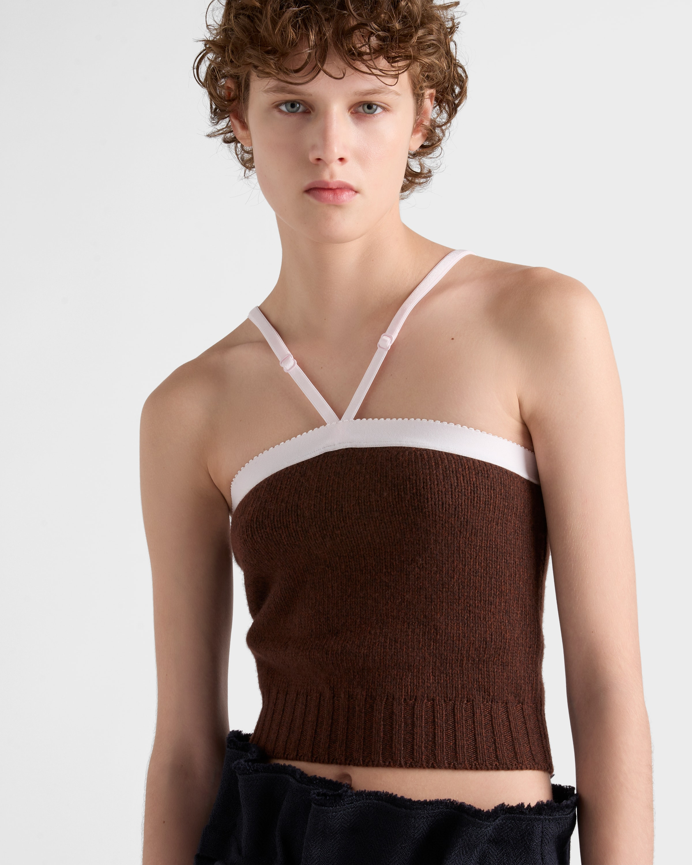 Cashmere and wool top - 6