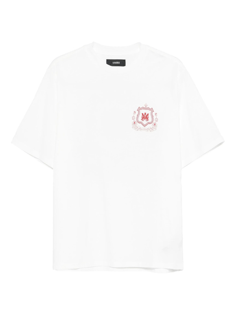 Amiri Crest-embellished T-shirt 1