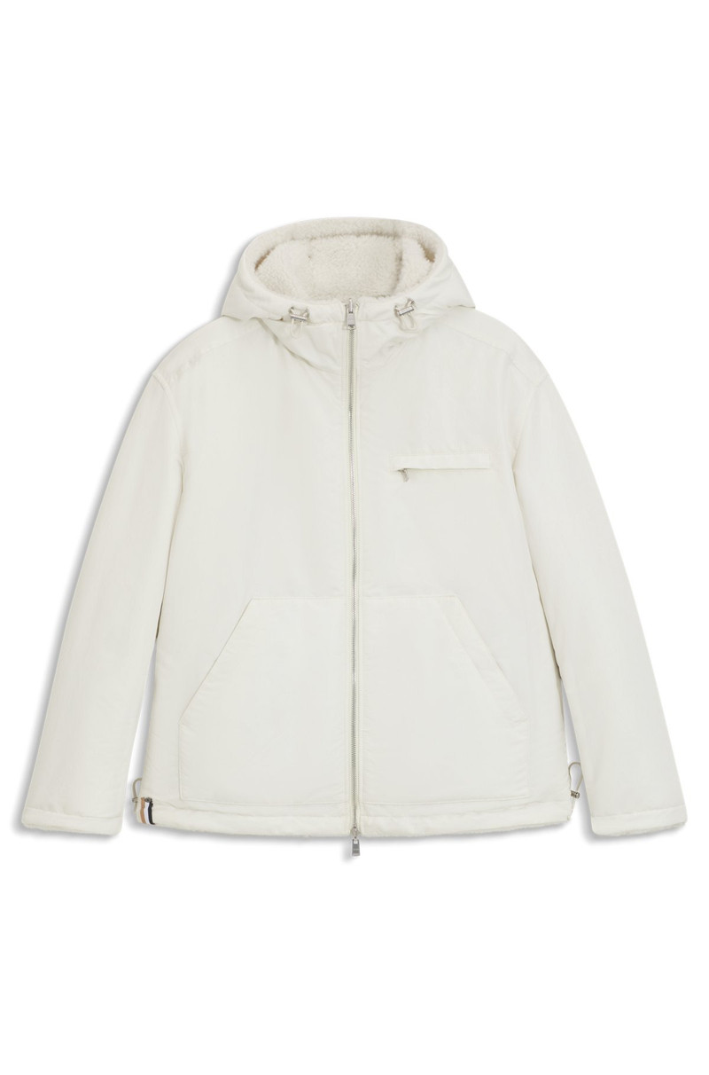 BOSS X STEIFF REVERSIBLE JACKET IN TEDDY 1
