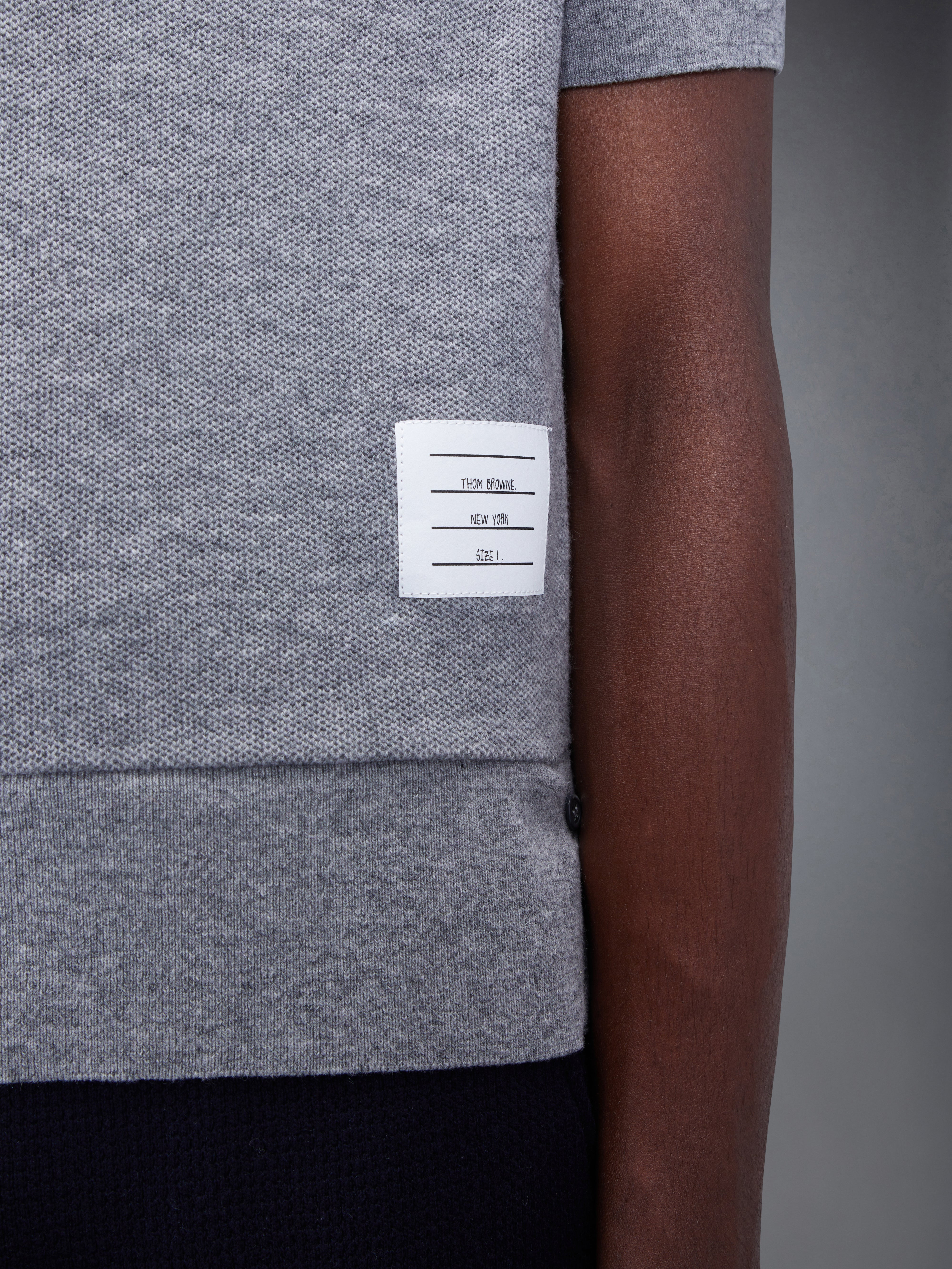 CASHMERE PIQUE 2003 RIB CUFF POLO - 6