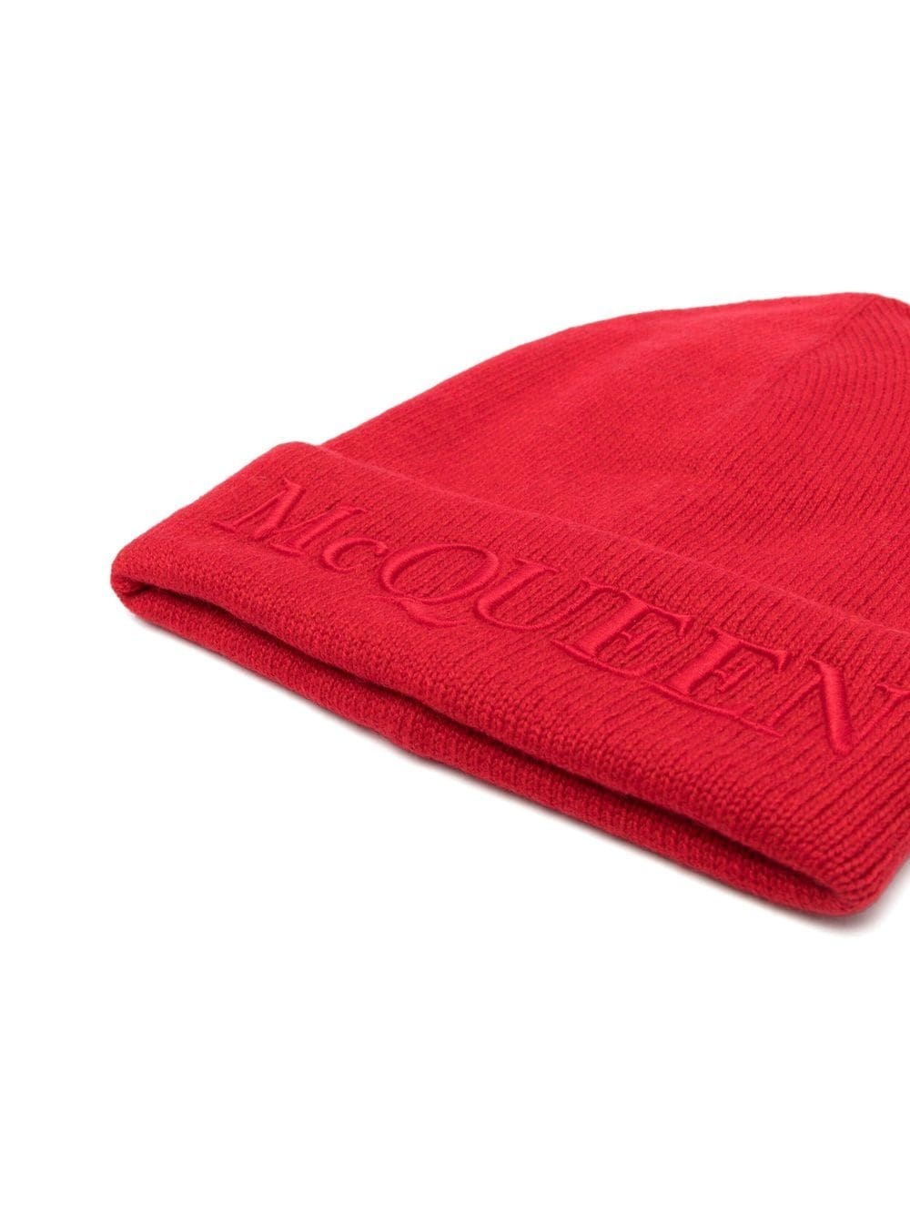 logo-embroidered knitted hat - 2