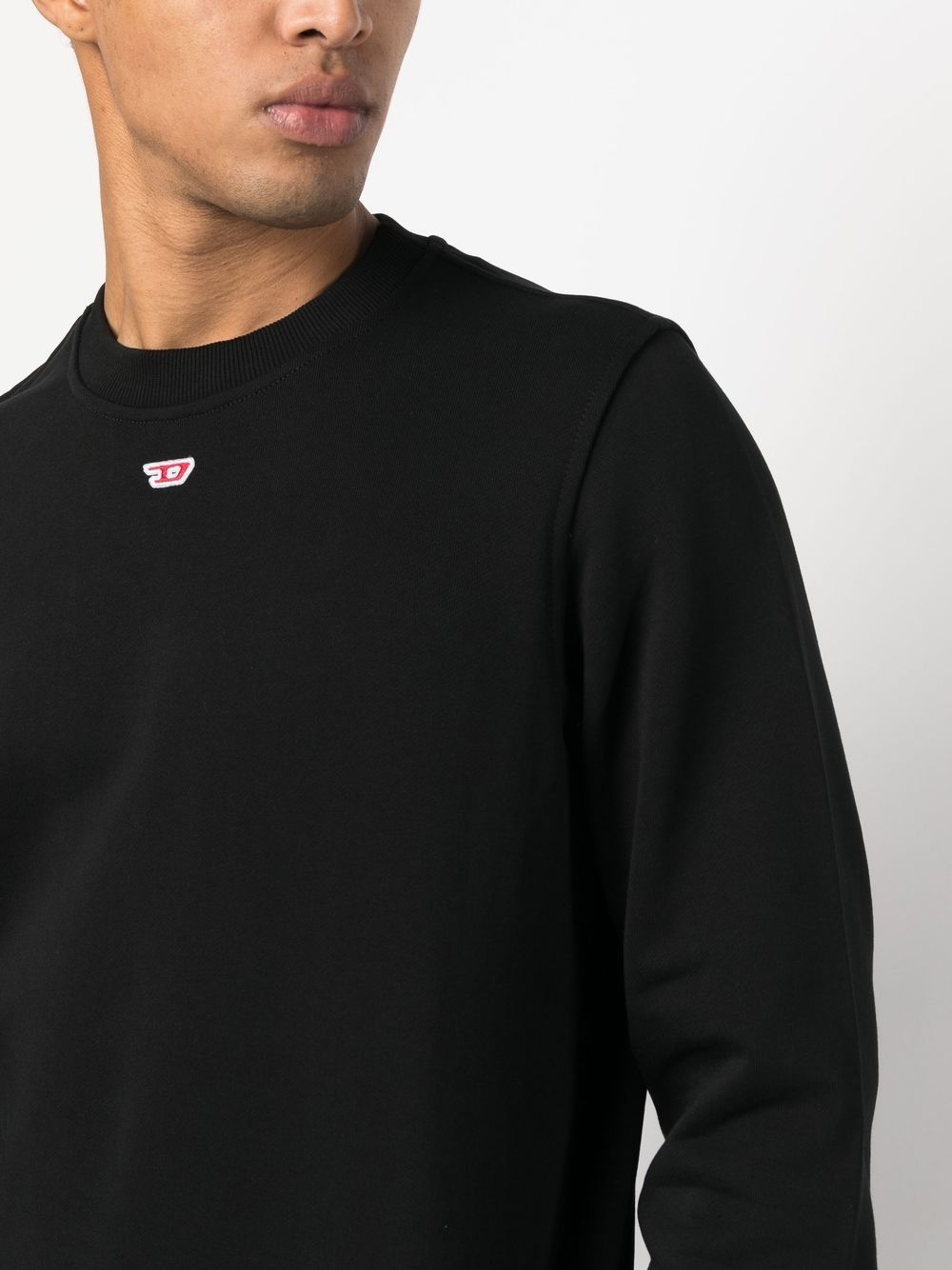 logo-patch detail sweatshirt - 6
