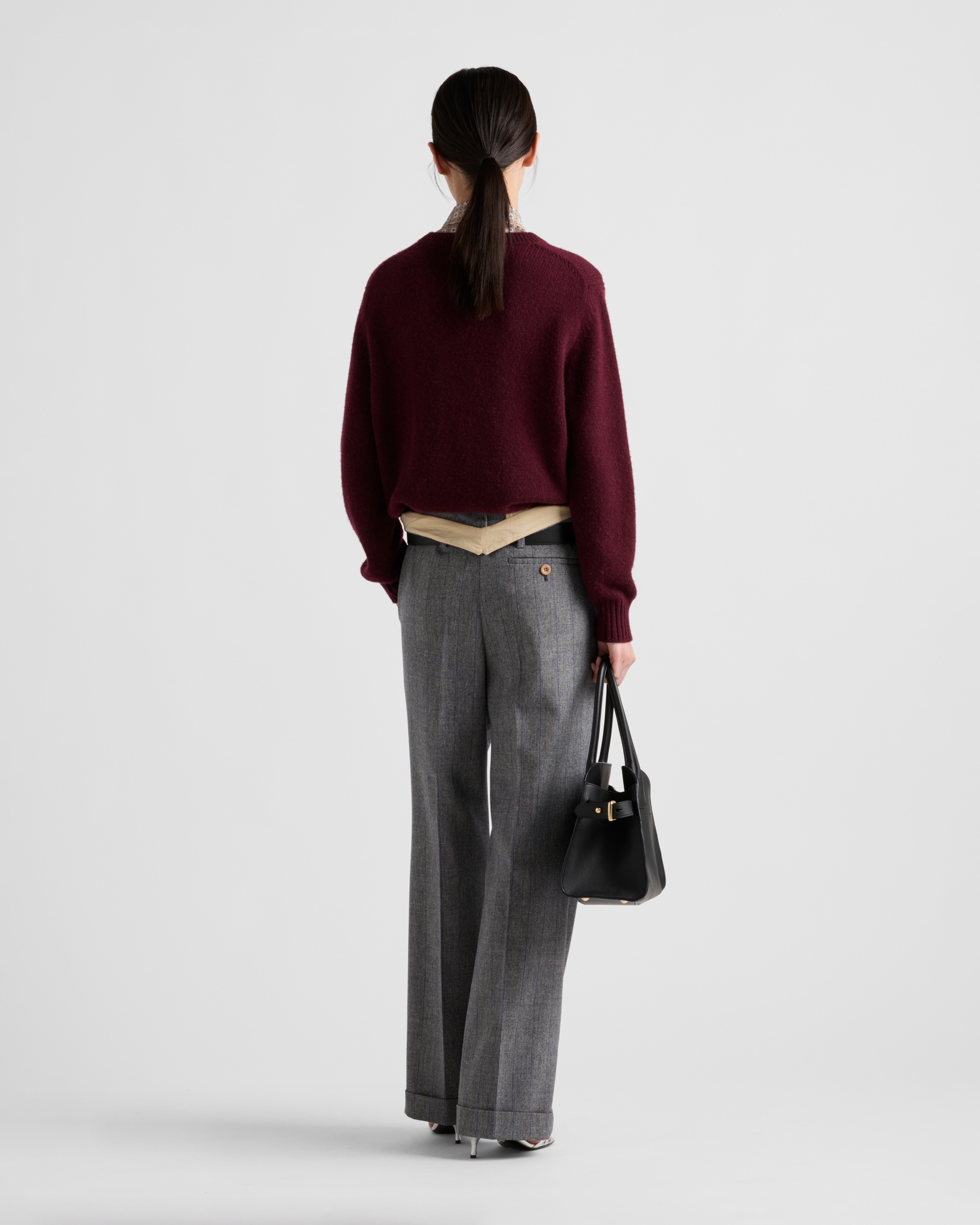 Wool and cashmere crew-neck sweater - 5