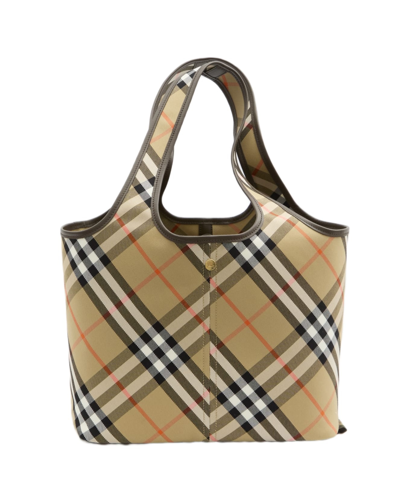 Small Check Tote Bag - 1