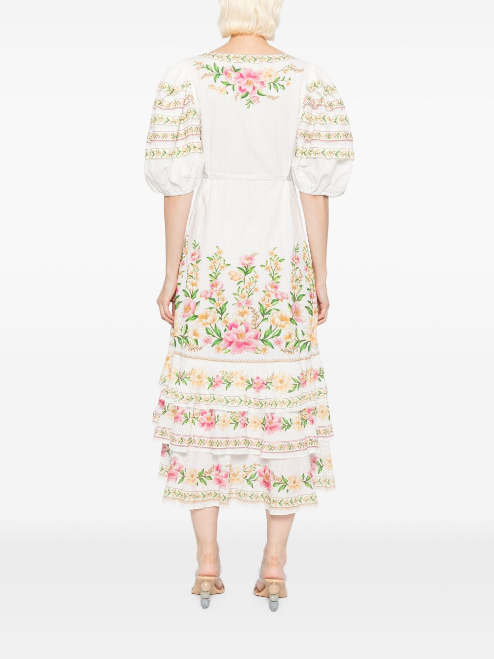 Palm Dream wrap dress - 4