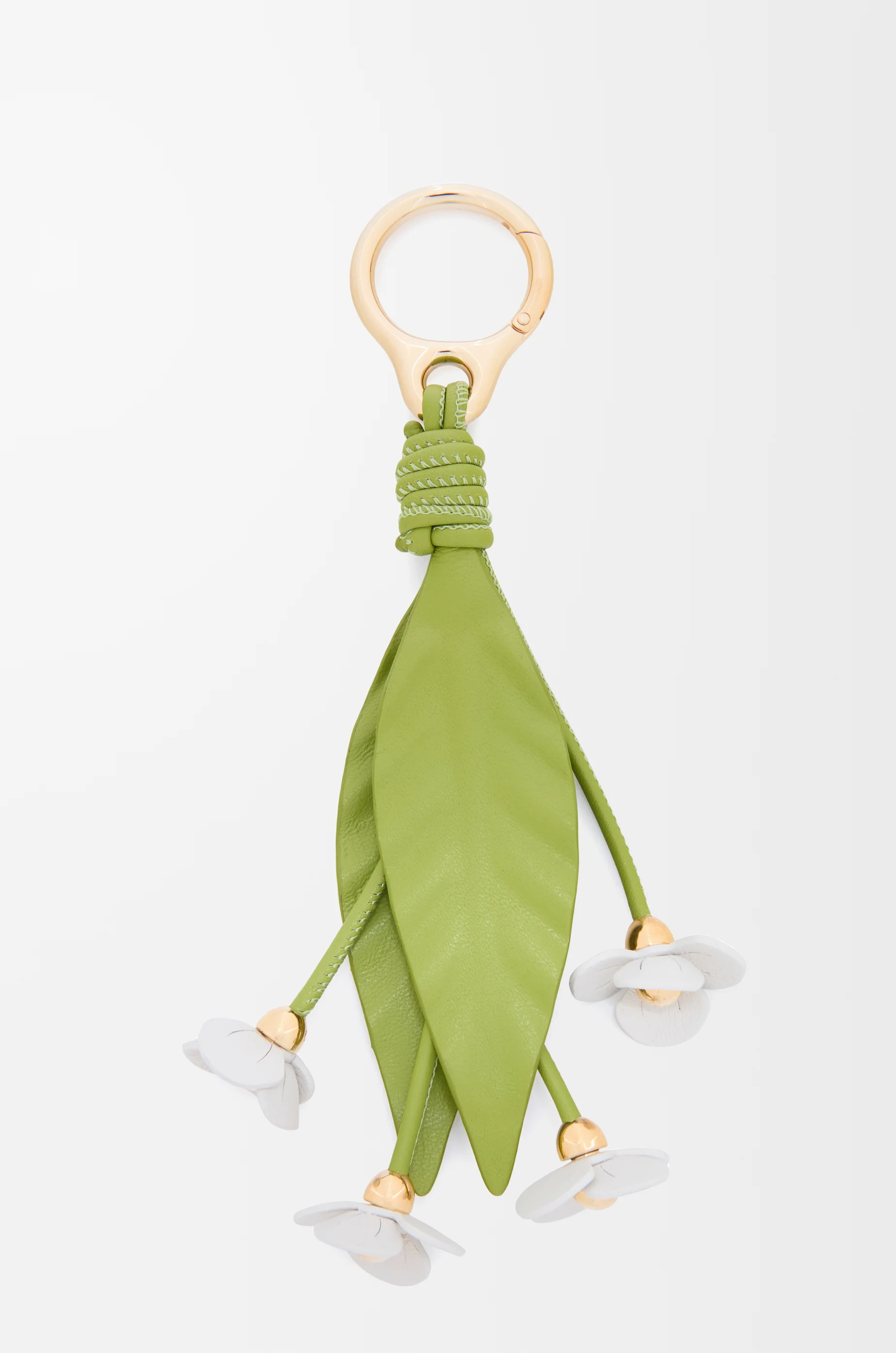 Strawberry flower charm in classic calfskin - 1