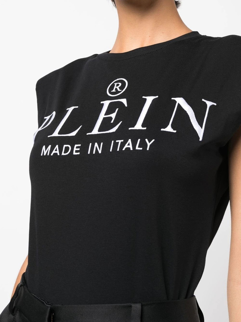 logo-print cotton tank top 5
